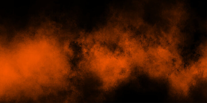 abstract fire flame grunge texture background spectacular abstract orange smoke isolated color black background .grunge paper texture with painting soft textured on wet white paper vector background.