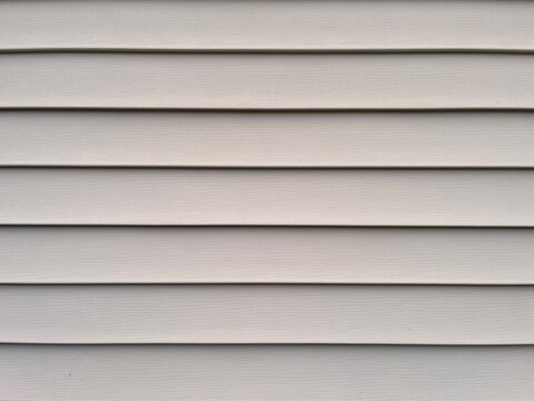 Beige Vinyl House Siding Texture Background