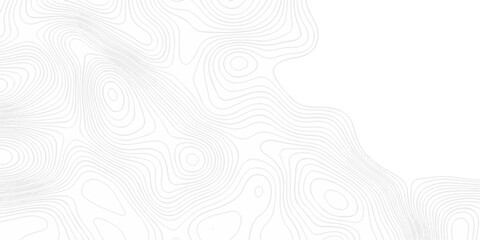 Topographic seamless map pattern with contour lines. Abstract geographic elevation design, lines sea map modern white background. © coal digger
