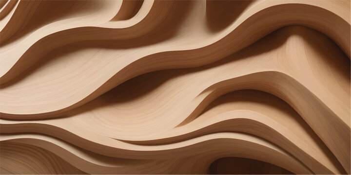 A luxury chocolate bar rests on a white backdrop with a shiny dark chocolate background featuring golden liquid waves and smooth brown silk fabric textures in a flowing vector design