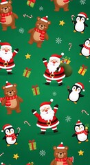 Fototapeta premium Joyful Jamboree of Festive Friends