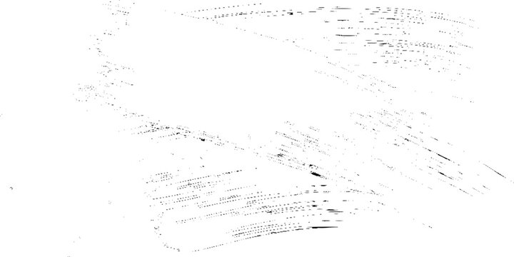 Vector illustration of abstract black and white grunge halftone dots and lines background texture