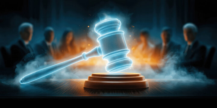 Business courtroom gavel judge verdict legal justice law hearing trial judgement order