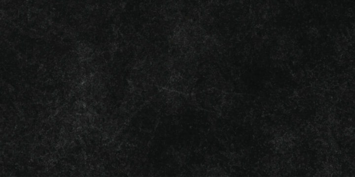 Dark charcoal grunge wall texture background. Dark black rough grunge surface with smoke edge. Black texture chalk board and black board.