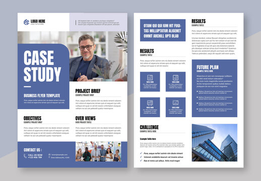 Corporate Case Study Template Layout