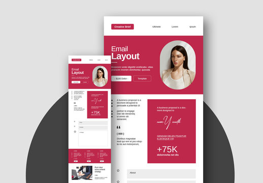 Email News Letter Layout