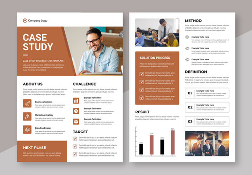 Case Study Business Flyer Layout