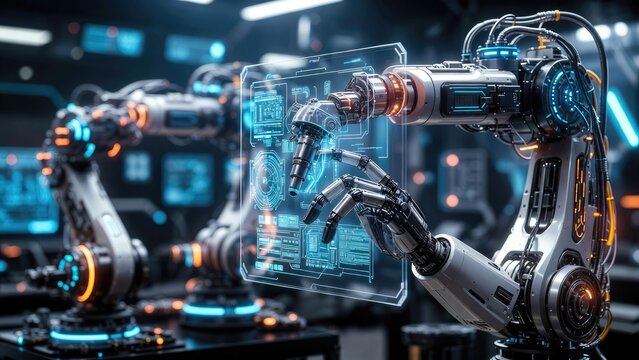 Innovative robotics interaction technologies in advanced automation laboratory