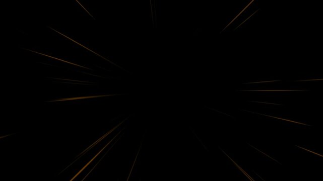 Pixelated warm wishes message with orange lines on black background