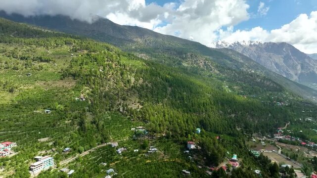 kalpa village aerial view, himachal pradesh mountain town, himalayas india
kalpa village drone shot, kinnaur district himachal, scenic mountain settlement india
himalayas village aerial, kalpa himacha
