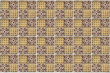 Background of vintage ceramic tiles © javarman