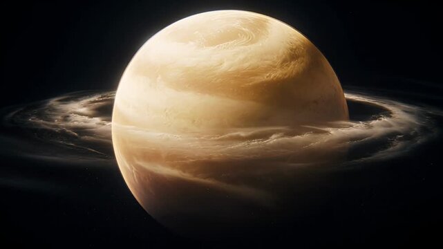 Ultra-realistic Venus weather simulation shows planet's atmosphere swirling