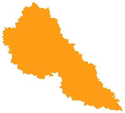 Vector Map of Dinajpur District Bangladesh