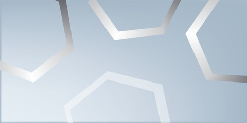 Fototapeta premium White abstract background with dynamic wavy hexagon texture. suitable for wallpaper simple