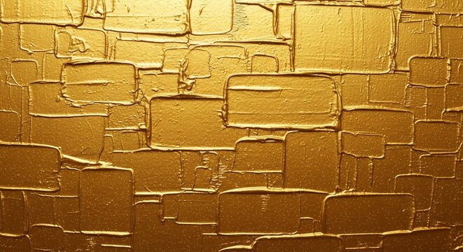 Golden Impasto Bloom