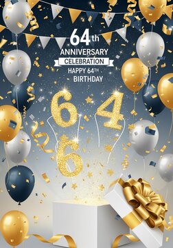 Golden Cascade of Sixty-Four Years