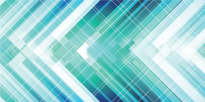 Abstract geometric teal and blue arrow pattern background
