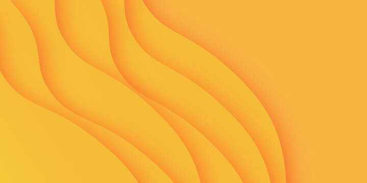 Abstract Yellow Wavy Gradient Background Design