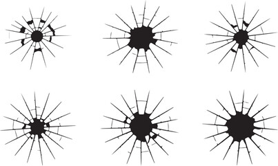 Bullets hitting metal surface with sparks © Soriyea