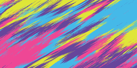 Grunge design of modern jersey colors and patterns, abstract colorful lines sublimation, sports background, cheering, running, cycling, basketball, netball, event, team, vector illustration. eps 10 © Samsul