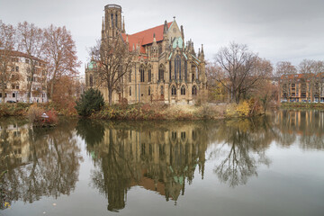 Obraz premium Johanneskirche Church in Stuttgart