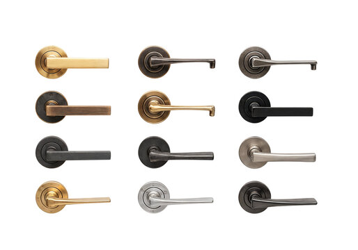 modern door handles and knobs set