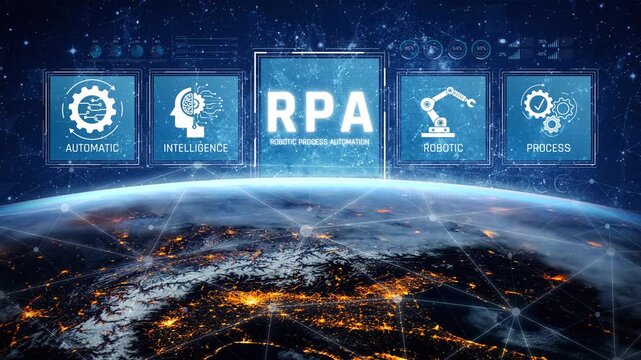 Advanced Technology Concept of Robotic Process Automation with Elements of Automation, Intelligence, Robotics, and Global Connectivity in a Digital Environment Sigmoid