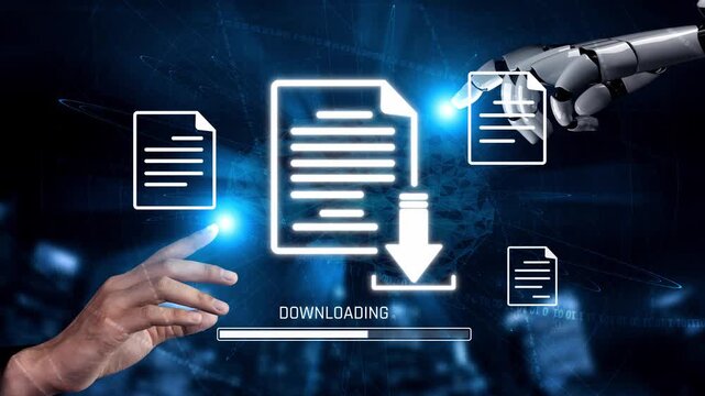 AI facilitates digital document downloading and data access with optimized transfer process, improving speed, security, and file management for various users Marrow