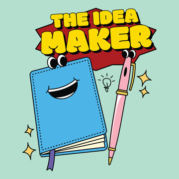 the_idea_maker_notebook_ballpoint_typography
