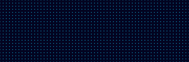 Dark blue background with bright square dots in uniform grid creating high tech digital pattern, futuristic abstract design for user interface, data visualization, web design, and modern presentations © SpainArts