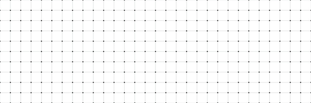 Neutral gray grid with small black nodes forming simple structured pattern suitable for minimal backgrounds data visualization frameworks mapping concepts or understated technical design projects