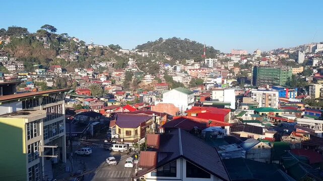 Cityscape of Baguio City, Philippines