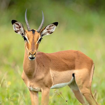 Dik-dik antelope in natural habitat.