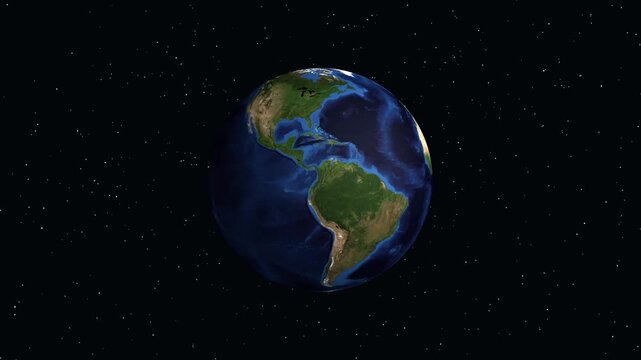 Earth Zoom Animation From Outer Space To Kananga Congo Kinshasa