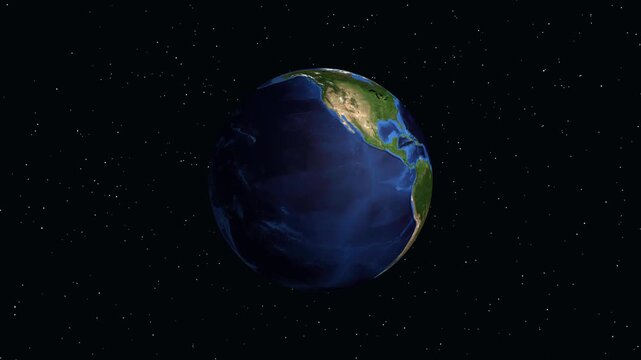Satellite Zoom Animation From Outer Space To Rizhao China On Earth