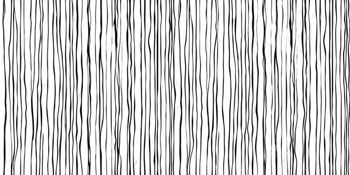 Abstract vertical lines pattern black and white irregular strokes on a white background high quality
