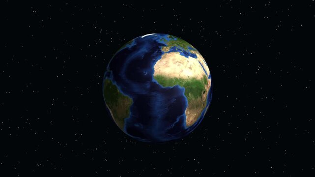 Earth Zoom Animation to Knoxville United States with Location Marker