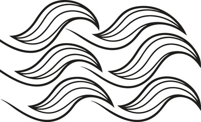 Fototapeta premium Realistic Ocean Wave Curling Splash. Authentic Deep Blue Sea Surge. Powerful Crashing Water Wave Asset. Realistic Marine Tsunami Wave Motion. Detailed Surf Break Water Surface.