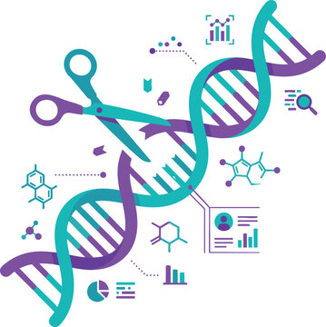 Isolated Future Pharmacy Innovation and Biotech Vector Asset