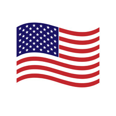 Fototapeta premium USA Flag Icon