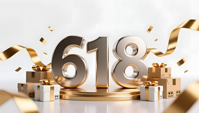 618 Shopping Carnival E-commerce Sale 3D