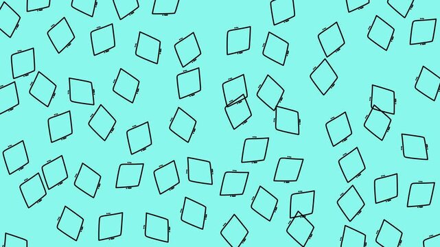 Minimal Geometric Repeat Pattern for Modern Motion Graphics and Backgrounds