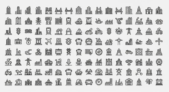 Ancient Chinese Oracle Bone Script Characters Collection.