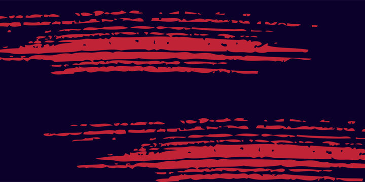 Red vector layout light with flat lines on backround blue. Decorative shining illustration with lines round