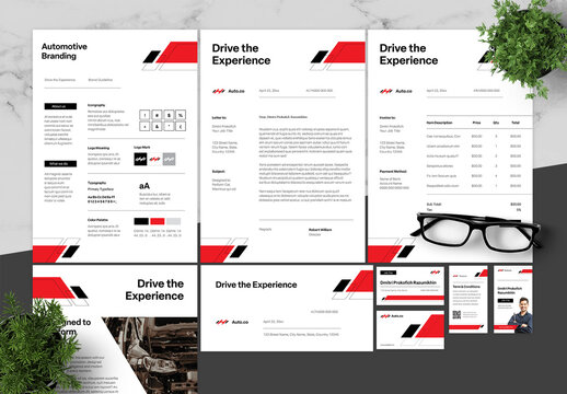 Orange And Black Automotive Branding Brand Guidelines