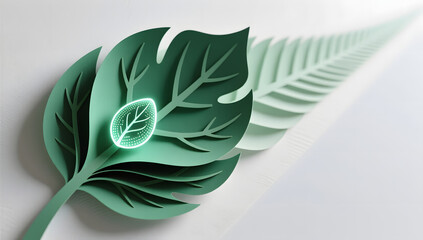 Fototapeta premium Grain Buds Smart Agriculture Seed Paper Art