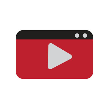video player streaming icon modern