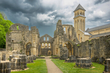 Fototapeta premium Abbaye d'Orval, dans les Ardennes belge, Florenville 