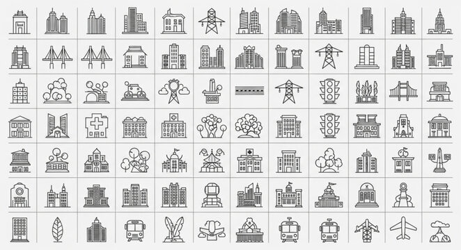 Collection of Ancient Chinese Calligraphy Symbols and Characters.
