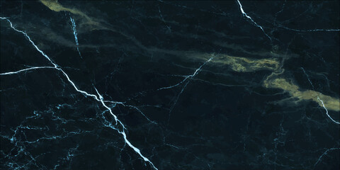 An abstract blue grunge background features electric lightning bolts striking through a dark stormy sky with powerful flashes of light and rain © Faysal